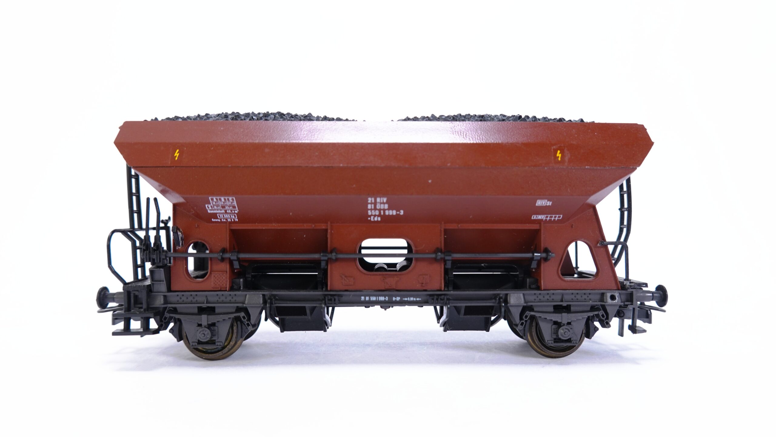 Roco 4335B H0 ÖBB Eds Seitenentladewagen braun mit Ladung | A1880