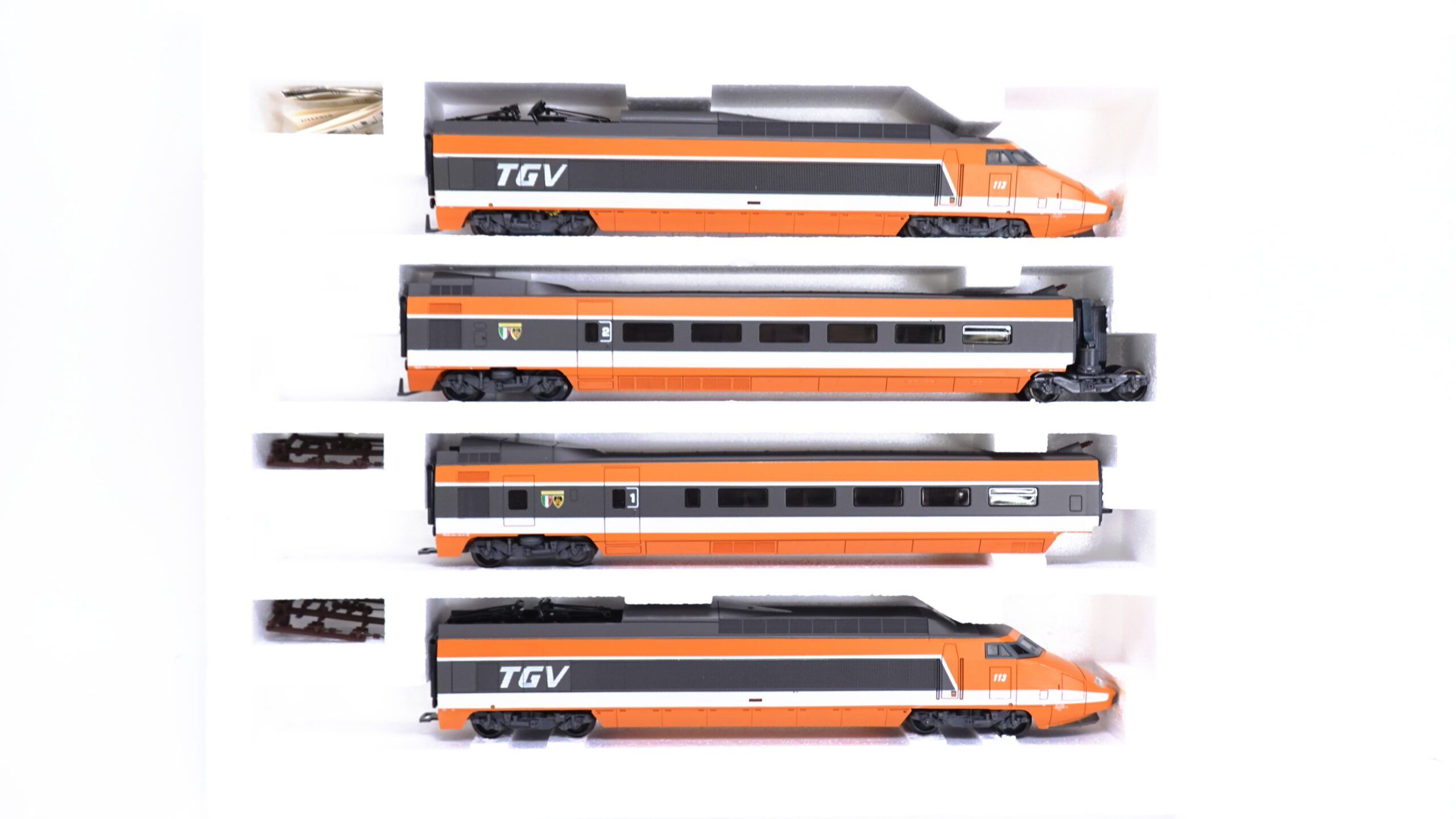 Lima 149711 H0 SNCF TGV Sud-Est 4-teilig orange | 0022 8 Lima 149711 H0 SNCF TGV Sud-Est 4-teilig orange | 0022 – Bild 8