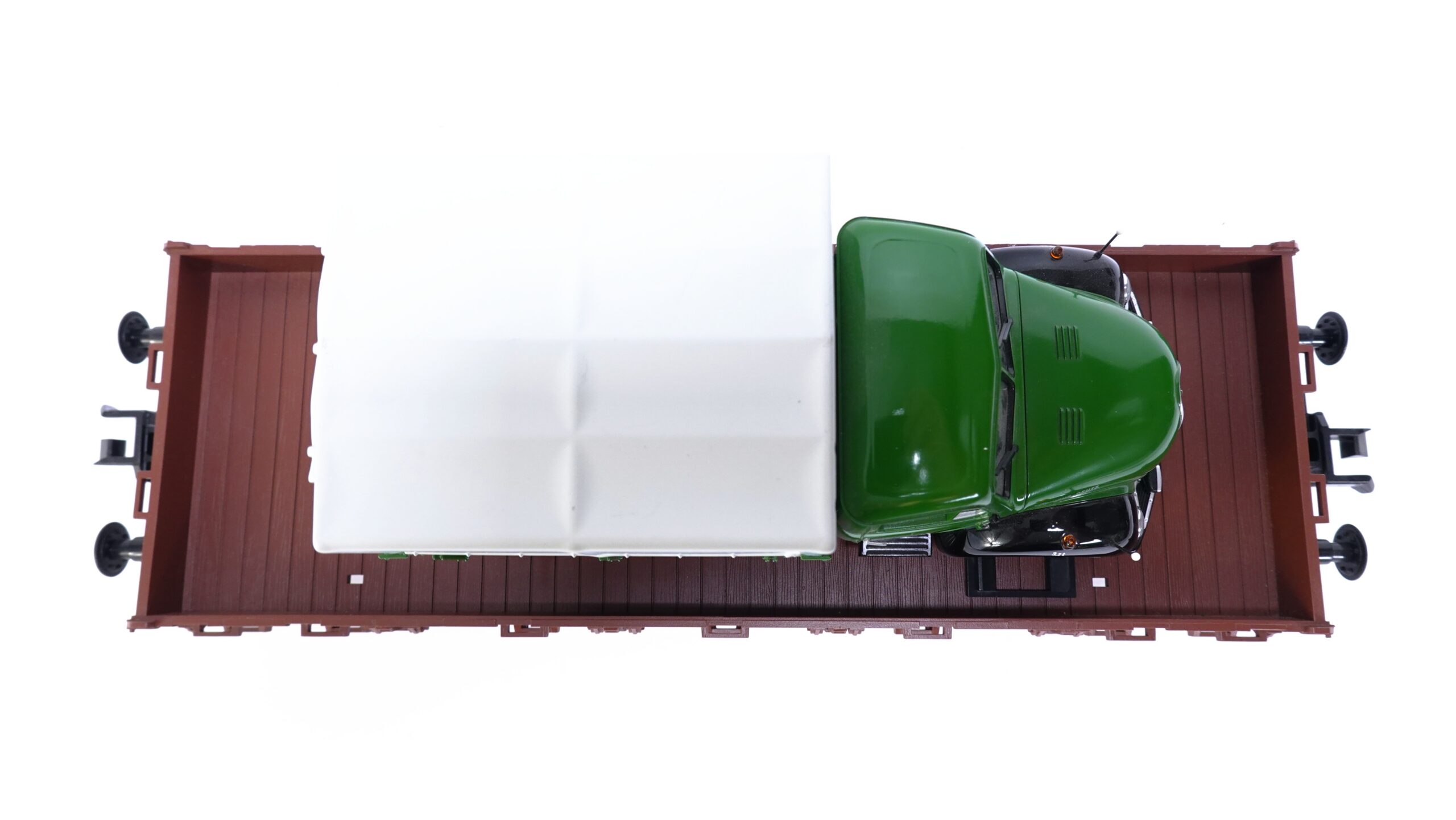 Märklin 58239 Spur 1 DB Rungenwagen Rmms 56 mit Magirus LKW | A5463 6 Märklin 58239 Spur 1 DB Rungenwagen Rmms 56 mit Magirus LKW | A5463 – Bild 6