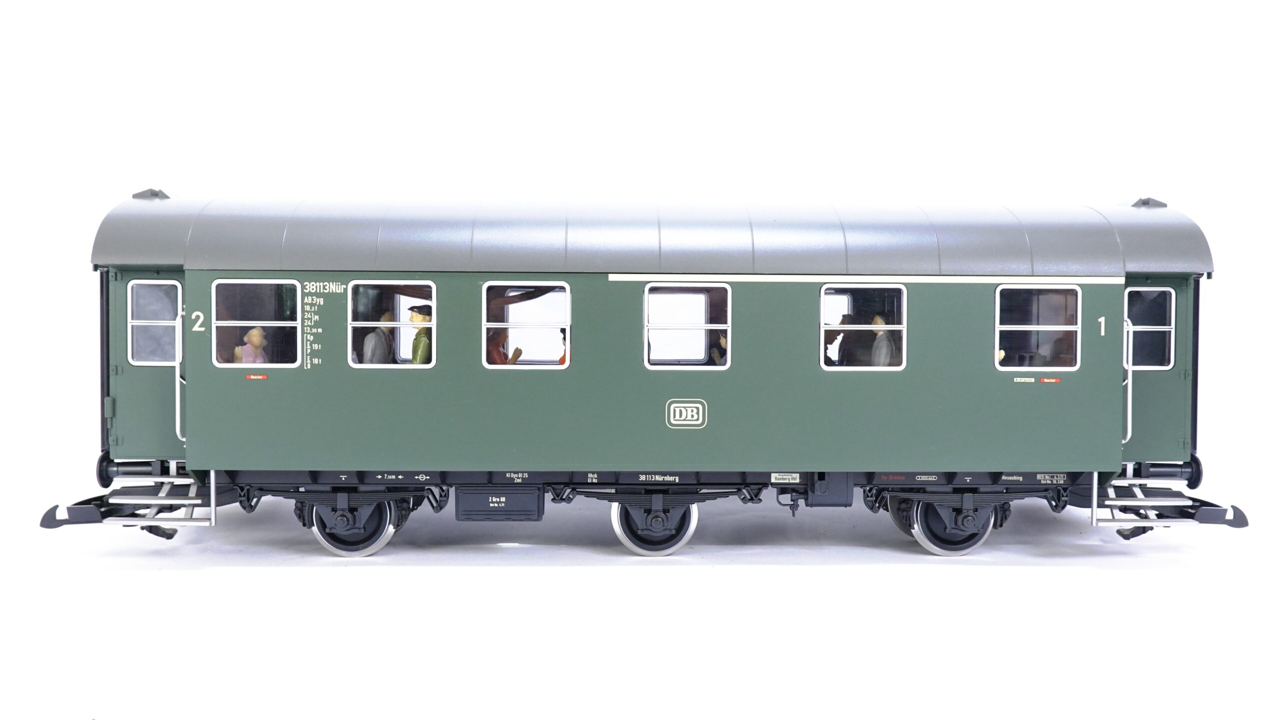 PIKO 37601 Spur G DB AB3yg 3-Achs Umbauwagen grün | A2010 4 PIKO 37601 Spur G DB AB3yg 3-Achs Umbauwagen grün | A2010 – Bild 4