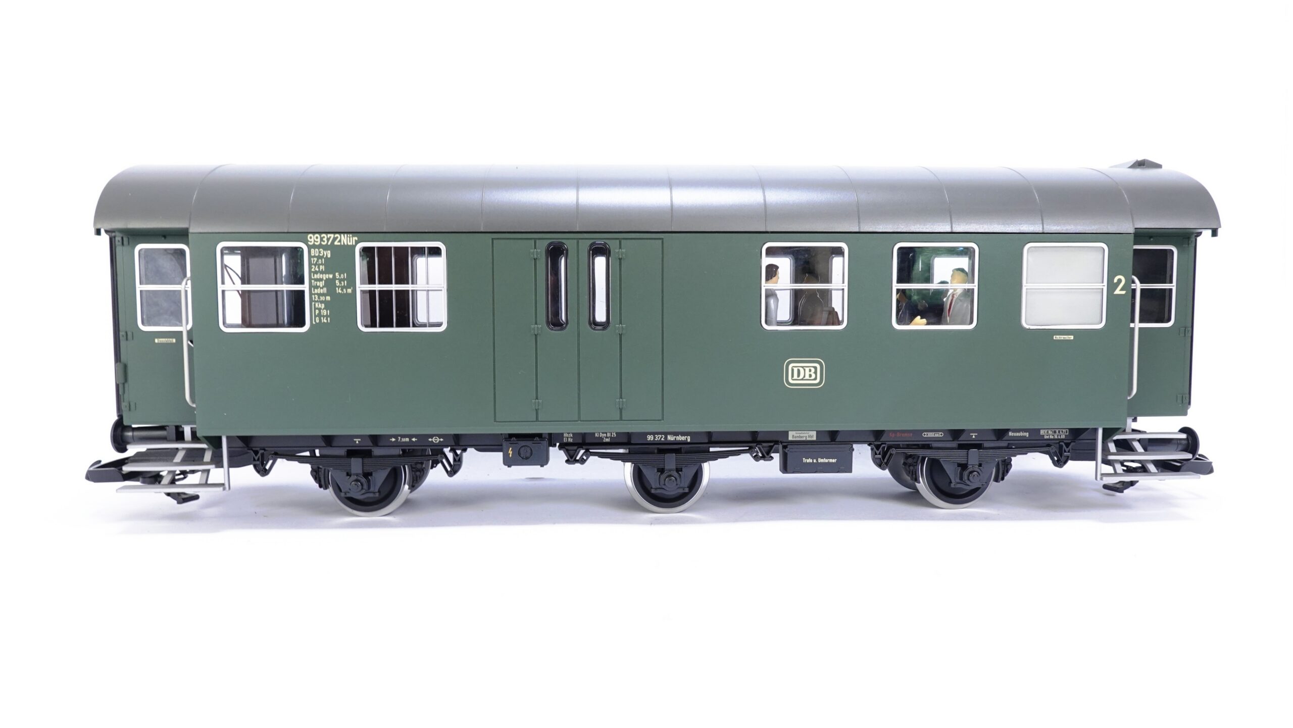 Piko 37602 Spur G DB Umbauwagen BD3yg grün m. Figuren | A2012 5 Piko 37602 Spur G DB Umbauwagen BD3yg grün m. Figuren | A2012 – Bild 5