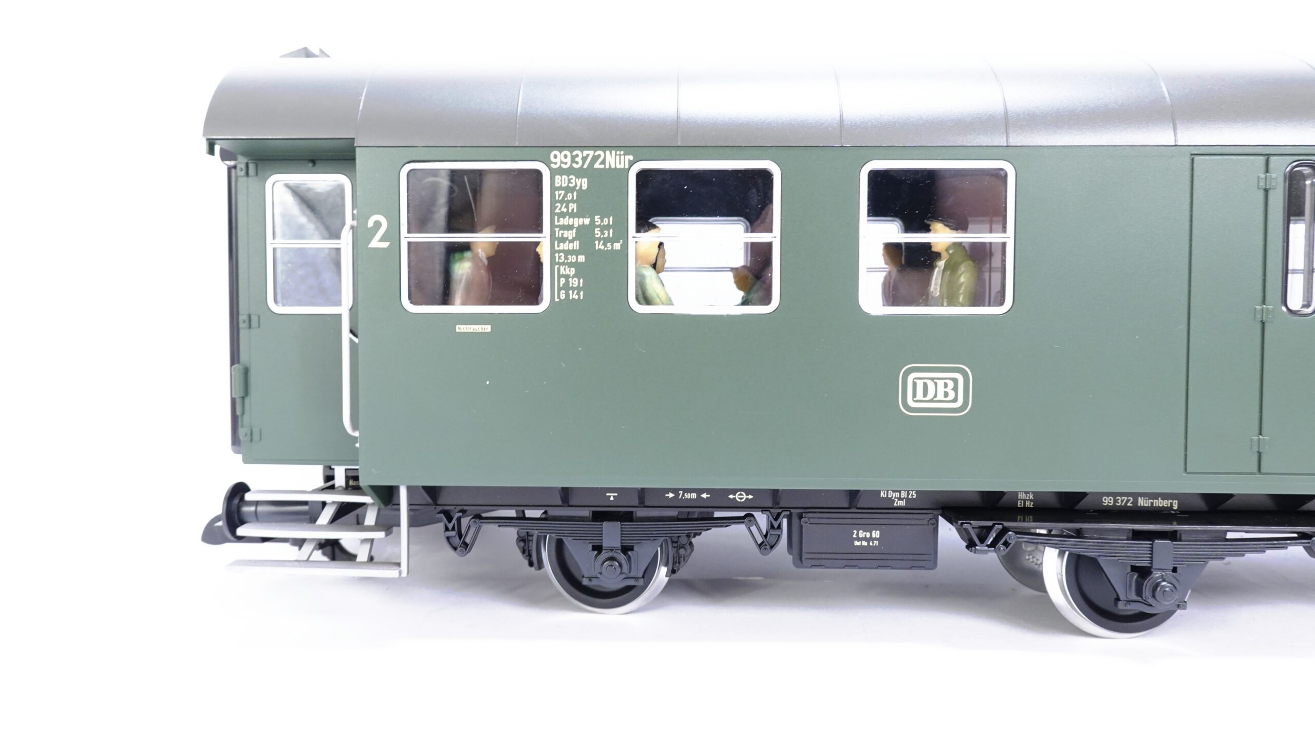 Piko 37602 Spur G DB Umbauwagen BD3yg grün m. Figuren | A2012 8 Piko 37602 Spur G DB Umbauwagen BD3yg grün m. Figuren | A2012 – Bild 8