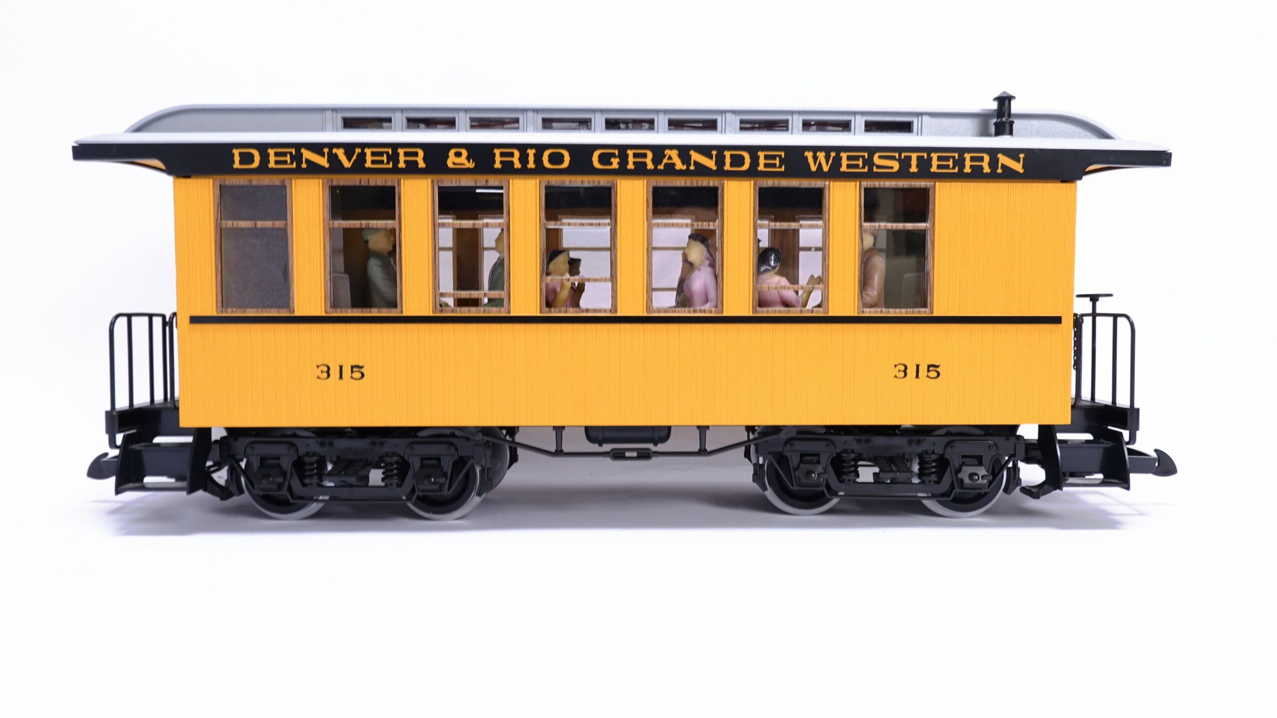 Piko 38600 Spur G D&RGW Personenwagen 315 gelb beleuchtet | A2111