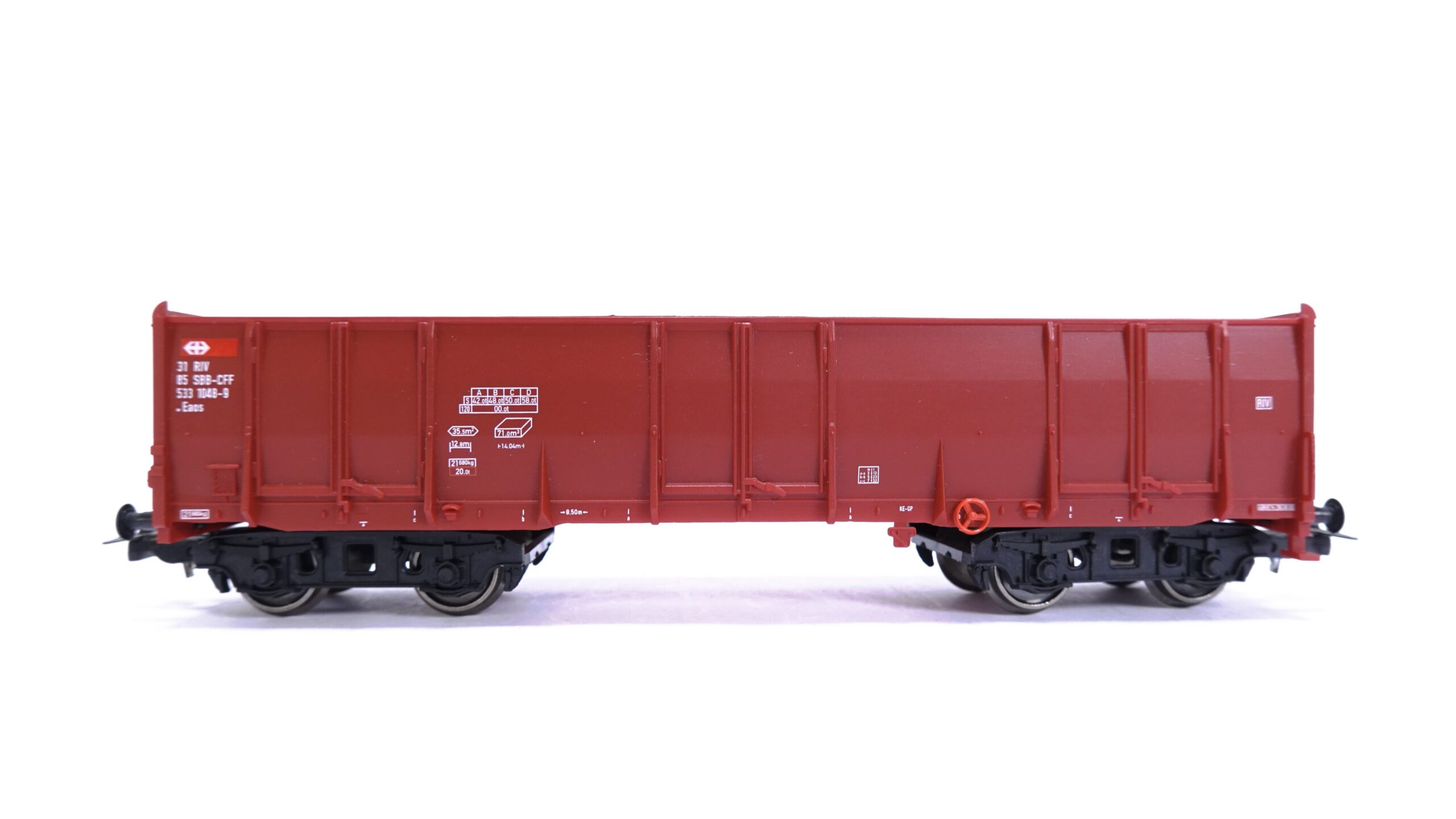 Piko 57701 H0 SBB Offener Güterwagen Eaos 4-achsig rot | A1994