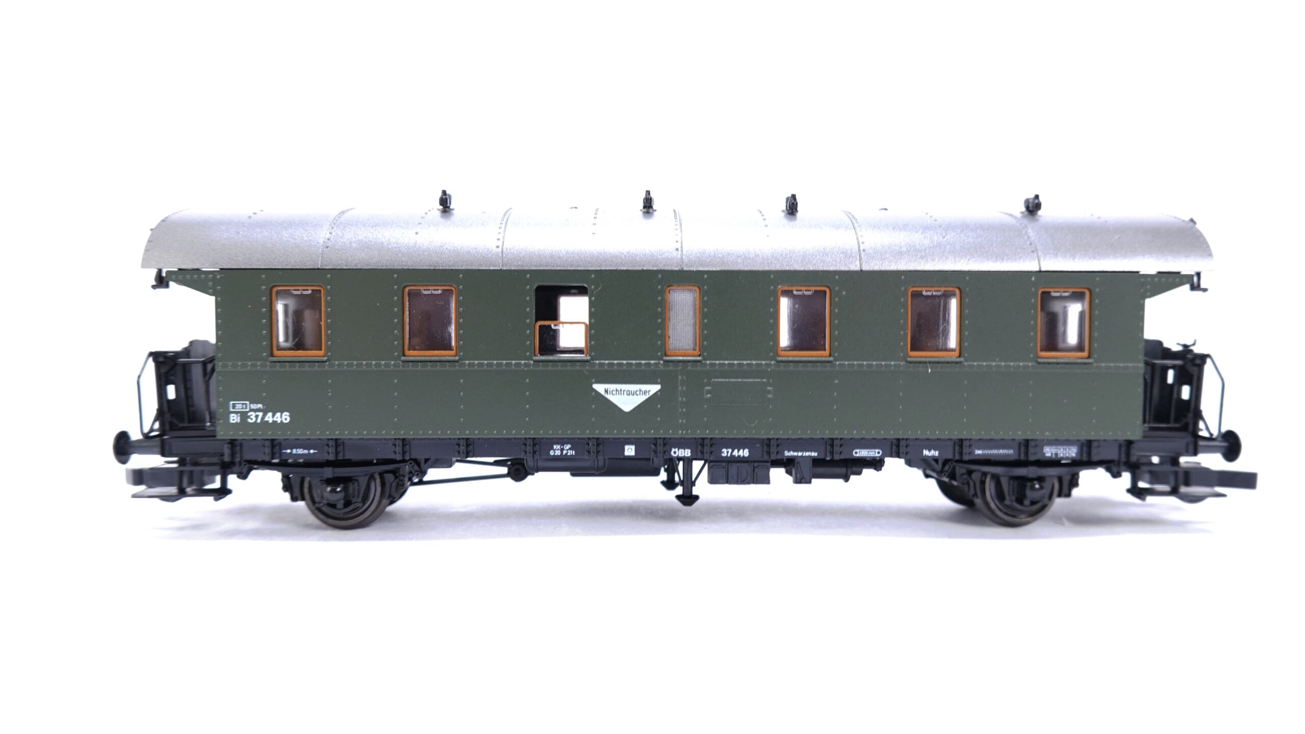 Roco 4201B H0 ÖBB Spantenwagen Bi 2. Klasse grün | A2169 3 Roco 4201B H0 ÖBB Spantenwagen Bi 2. Klasse grün | A2169 – Bild 3