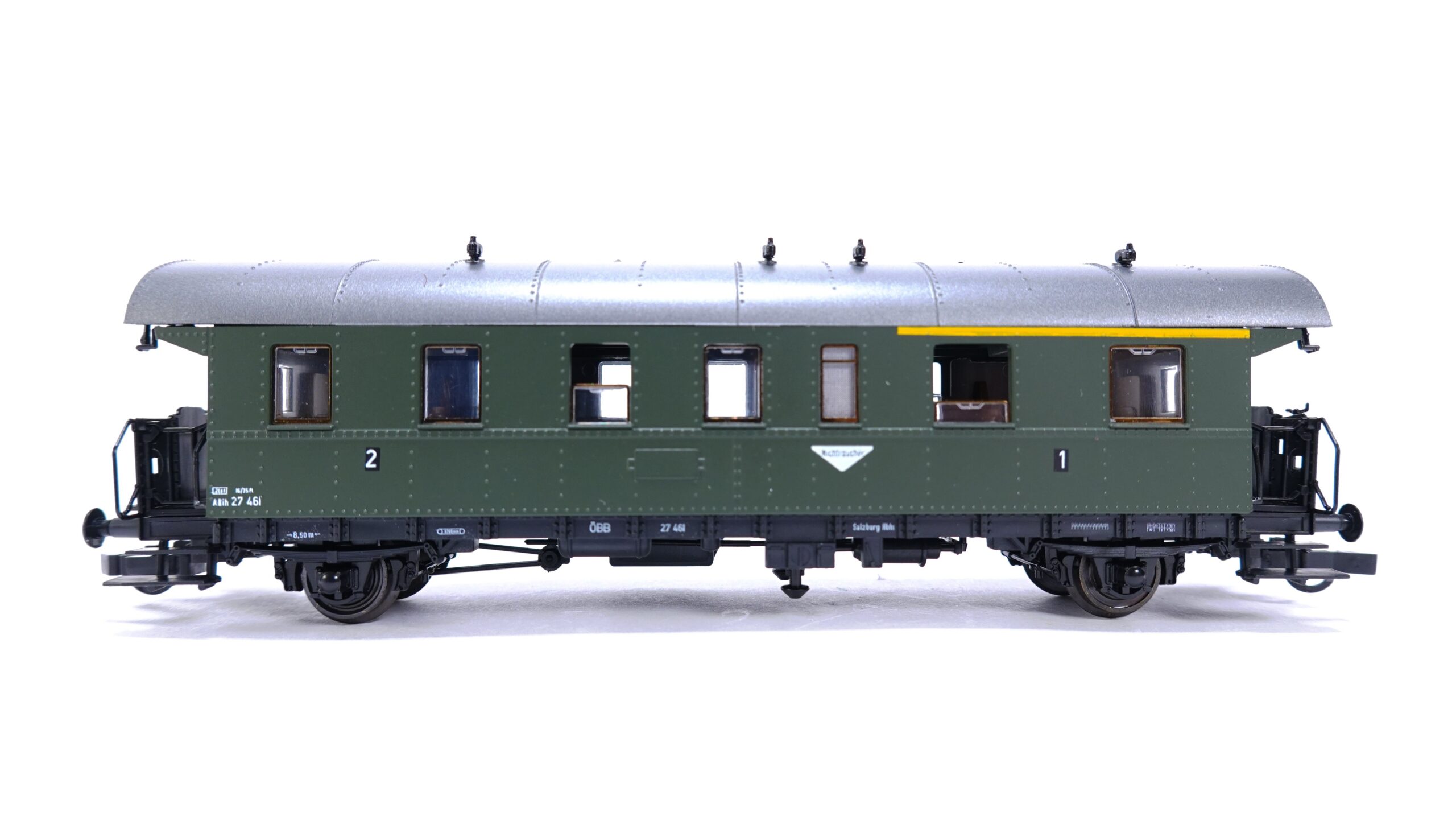 Roco 4202C H0 ÖBB Personenzugwagen ABih 1./2.Kl. grün | A2173
