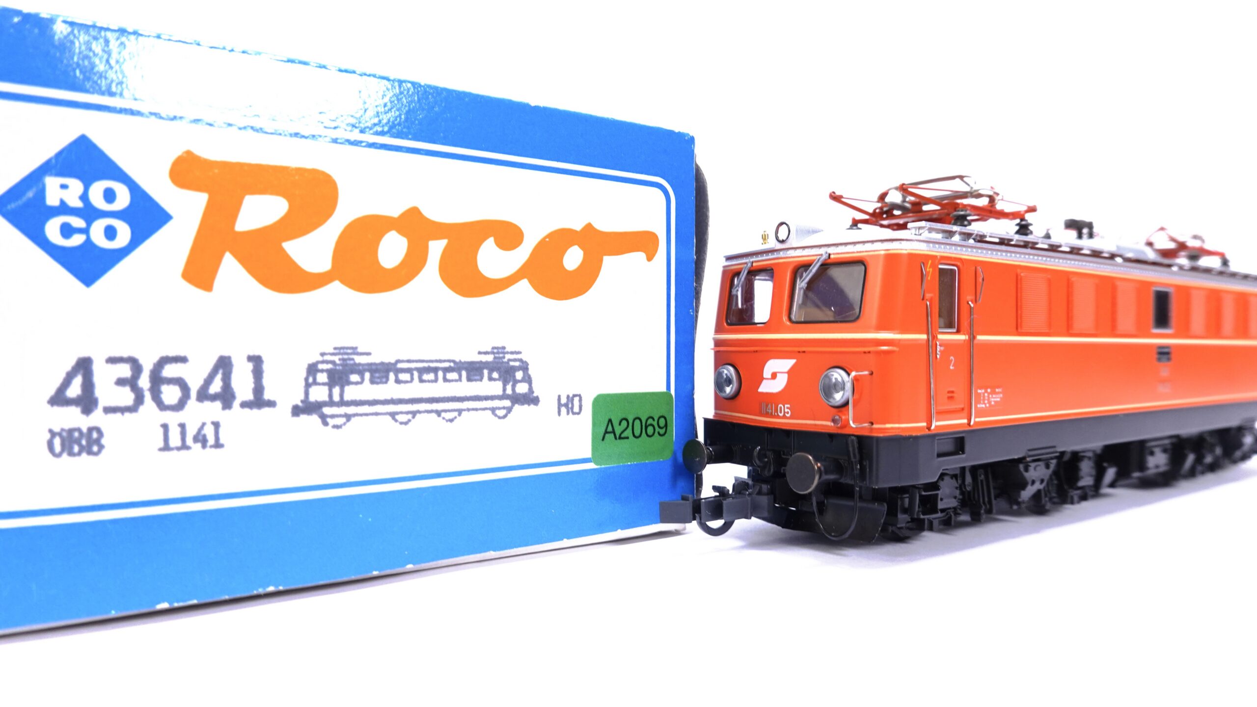 Roco 43641 H0 ÖBB Elektrolok 1141.05 blutorange | A2069 2 Roco 43641 H0 ÖBB Elektrolok 1141.05 blutorange | A2069 – Bild 2