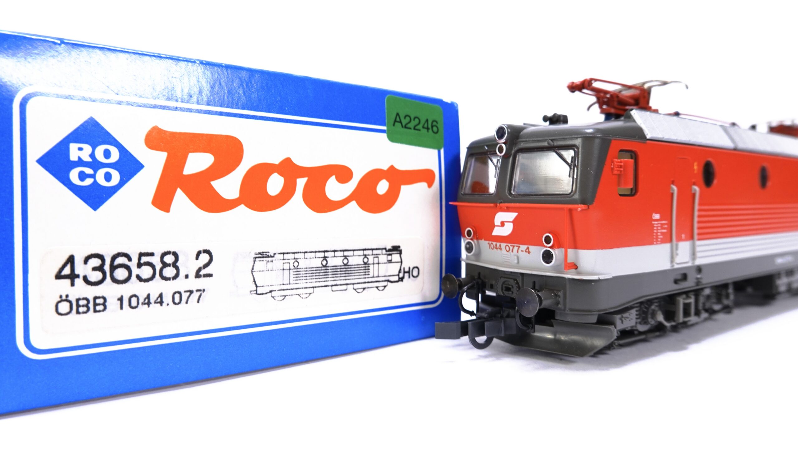 Roco 43658.2 H0 ÖBB 1044 077/4 blutorange | A2246 2 Roco 43658.2 H0 ÖBB 1044 077/4 blutorange | A2246 – Bild 2