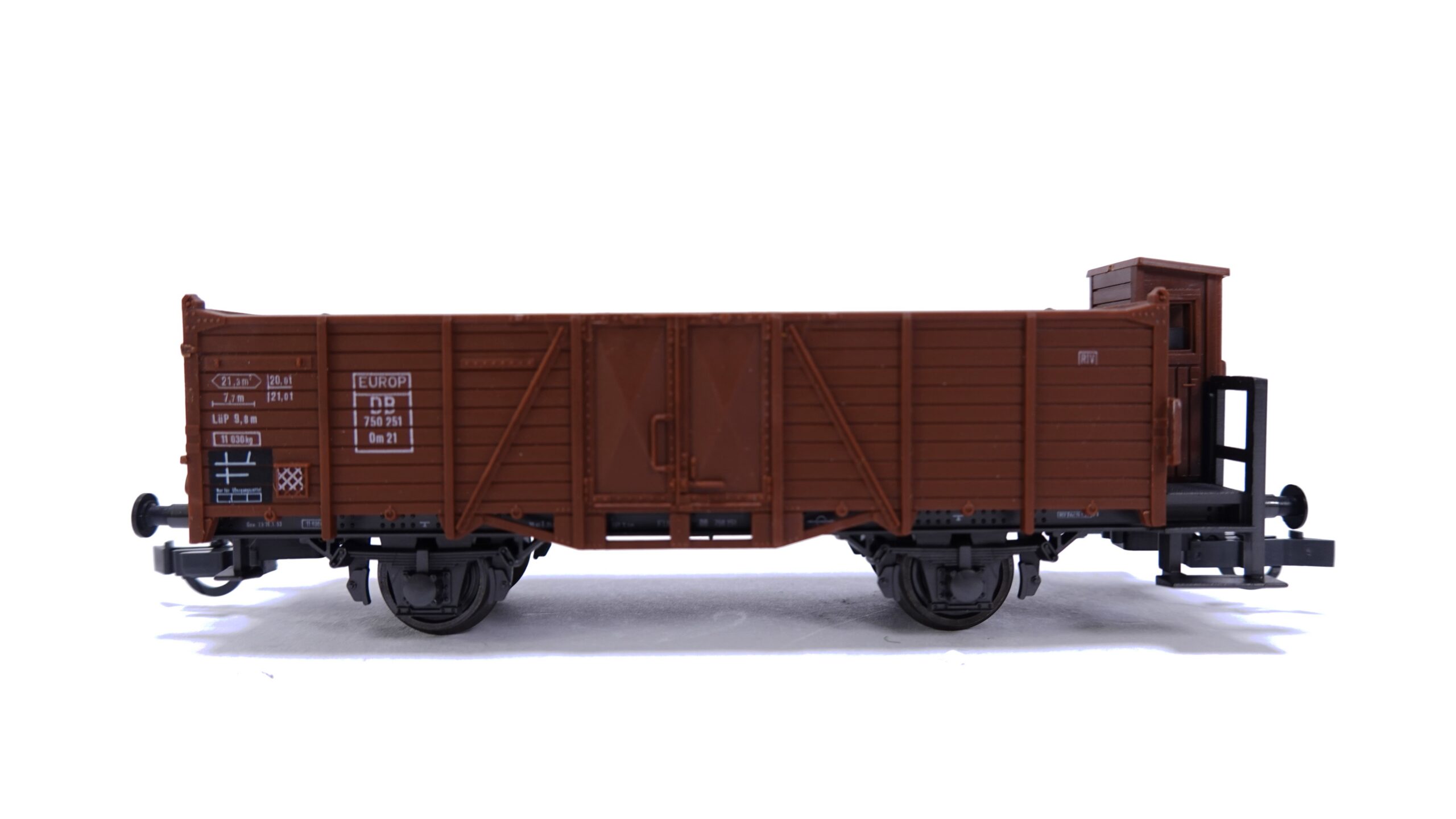 Roco 4390A H0 DB Offener Güterwagen Om 21 Bremserhaus | A2182