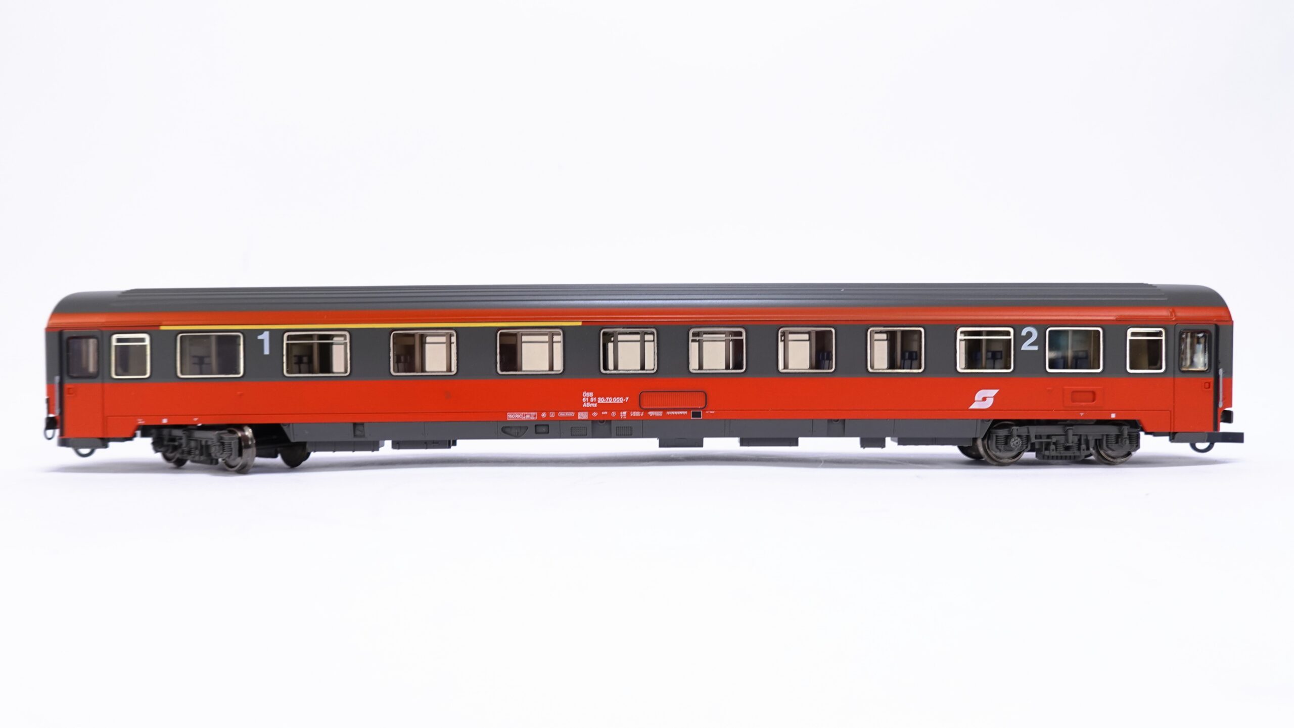 Roco 44645 H0 ÖBB Eurofima ABmz 1./2. Kl. blutorange | A2134