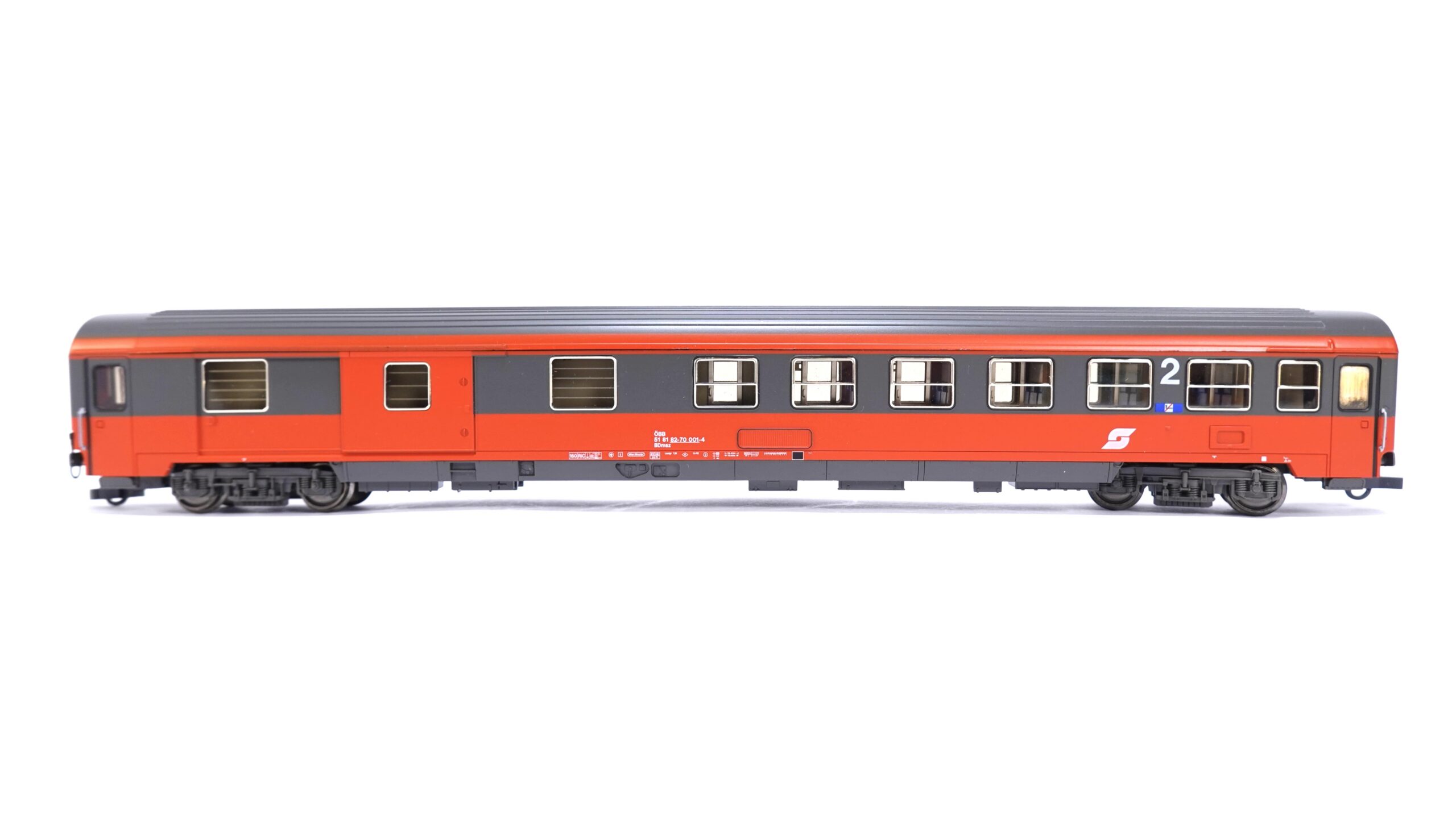 Roco 44648 H0 ÖBB Personenwagen BDmsz 2. Kl./Gepäck | A2135