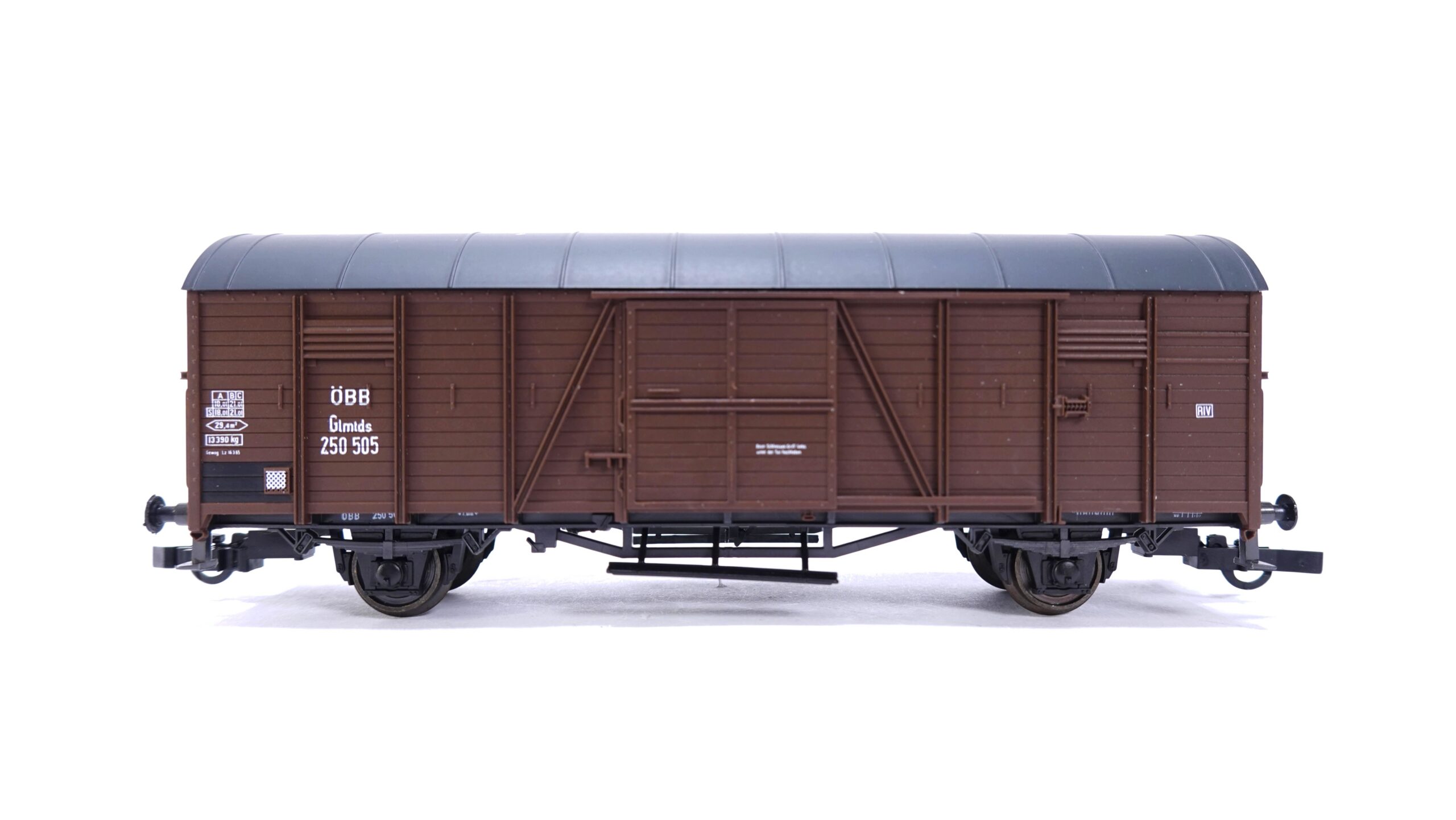 Roco 46102 H0 ÖBB Gedeckter Güterwagen Glmtds braun | A2181
