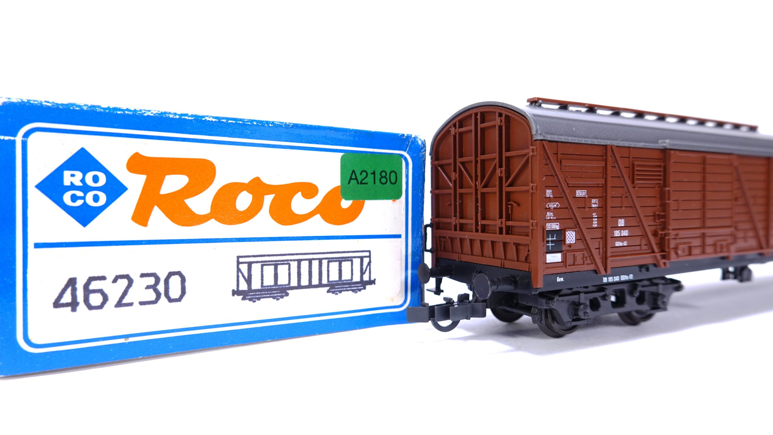 Roco 46230 H0 DB Gedeckter Güterwagen Glmhs 50 braun | A2180 7 Roco 46230 H0 DB Gedeckter Güterwagen Glmhs 50 braun | A2180 – Bild 7
