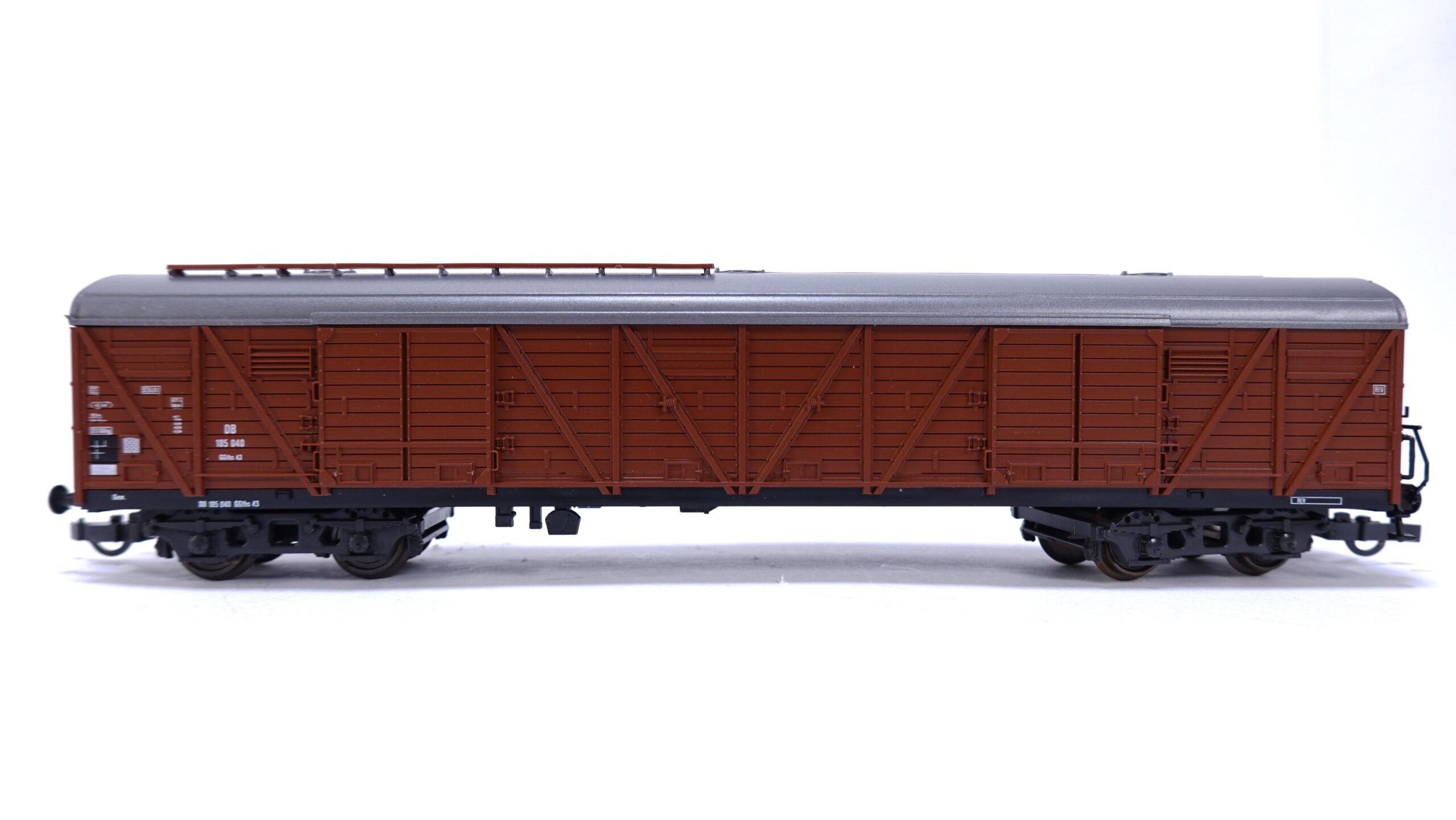Roco 46230 H0 DB Gedeckter Güterwagen Glmhs 50 braun | A2180