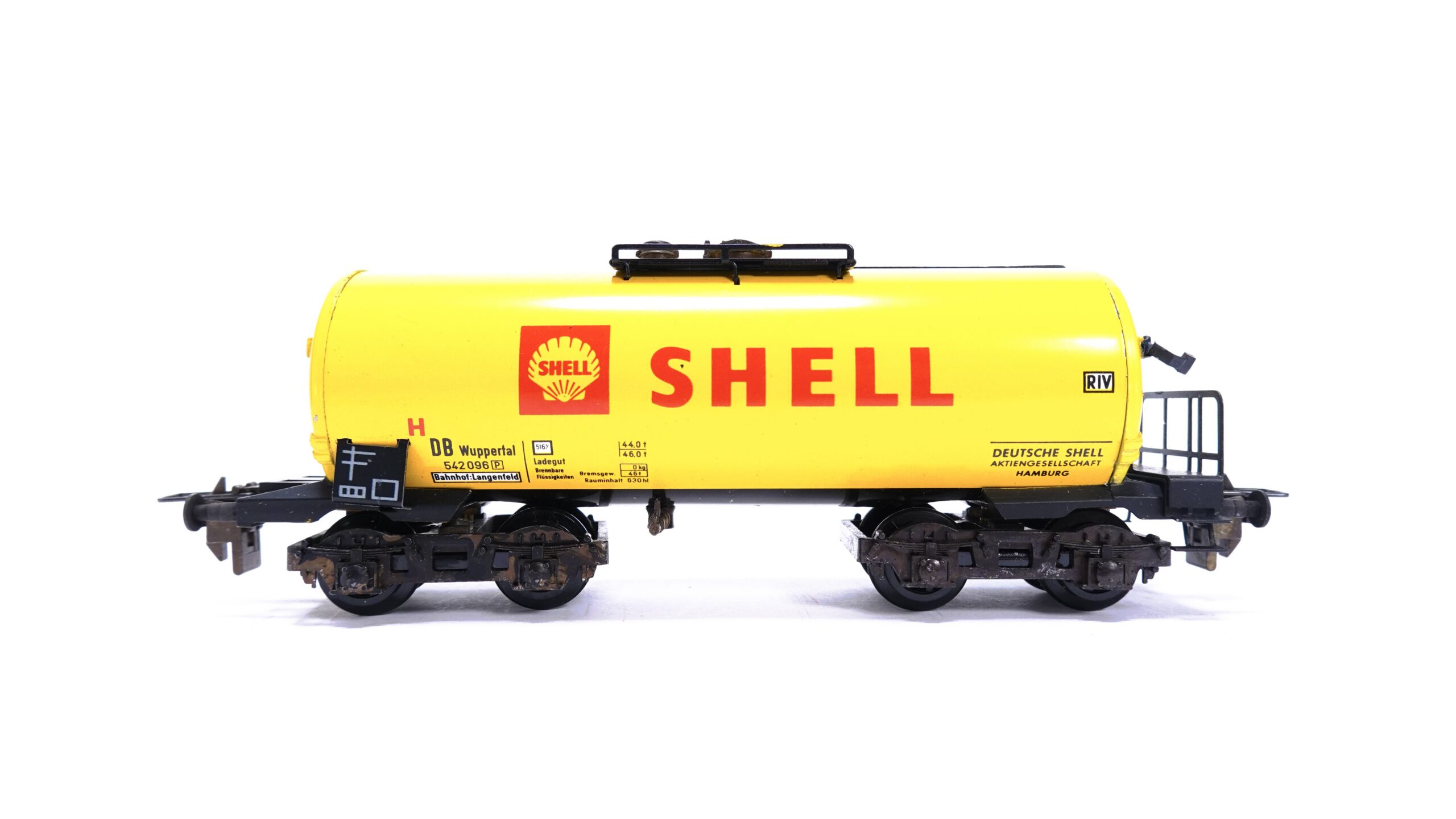 Trix Express 3496 H0 DB Kesselwagen Shell gelb | A2041 4 Trix Express 3496 H0 DB Kesselwagen Shell gelb | A2041 – Bild 4