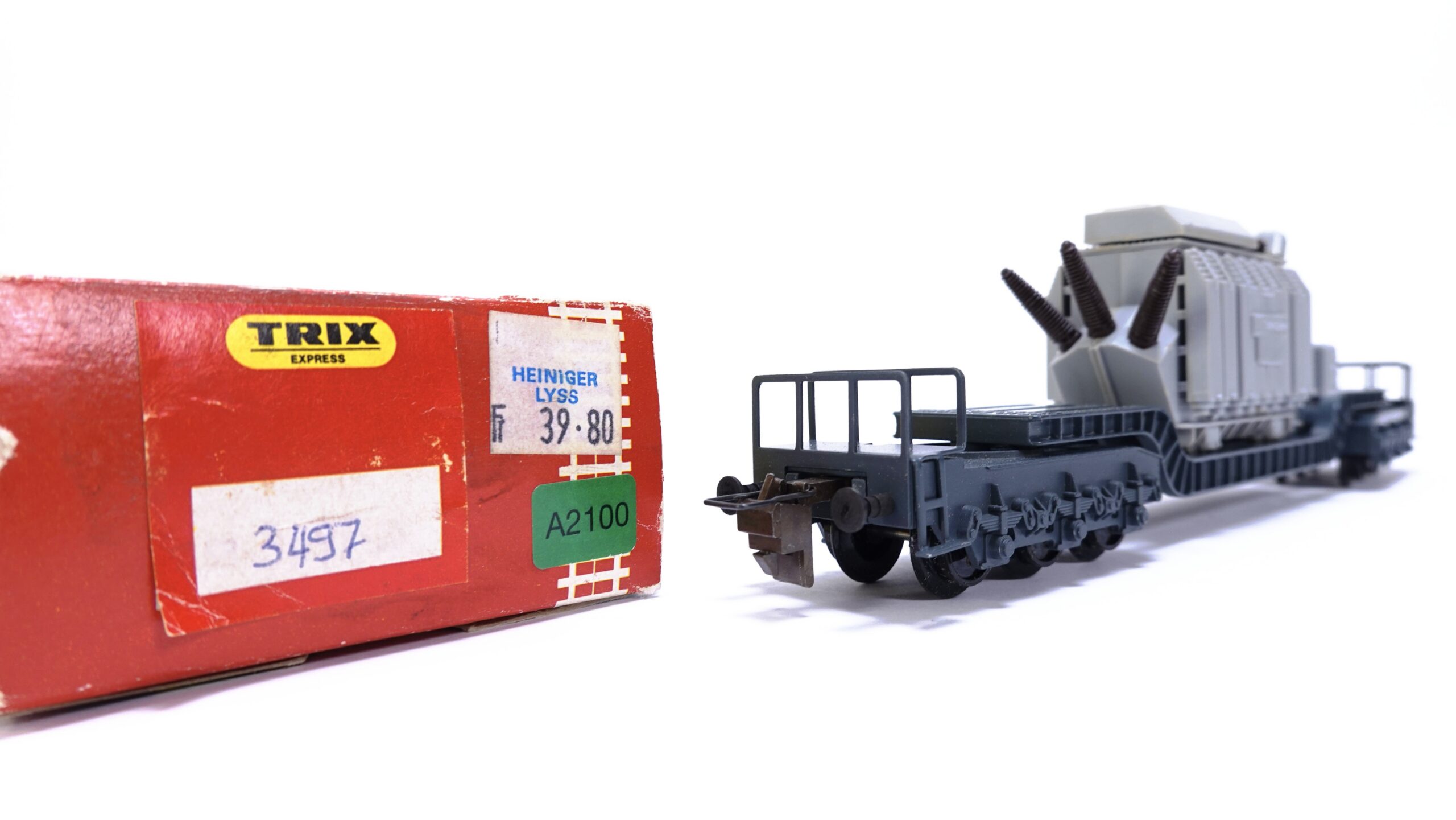 Trix Express 3497 H0 DB Tiefladewagen mit Trafo | A2100 9 Trix Express 3497 H0 DB Tiefladewagen mit Trafo | A2100 – Bild 9