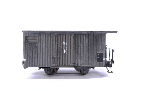 Werkstattmodell H0e AB Güterwagen K 139 grau patiniert | A2093